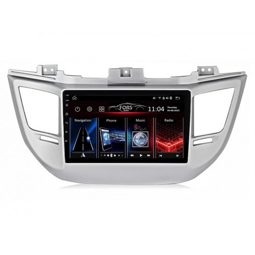 Multimedia samochodowe FORS.auto M100 Hyundai Tucson/IX35 (9 inch, LHD, silver) 2015-2017