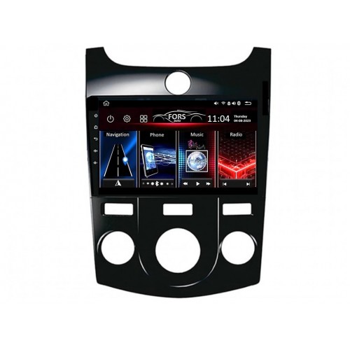 Multimedia samochodowe FORS.auto M100 Kia Forte (9 inch, Manual AC, black) 2009-2012