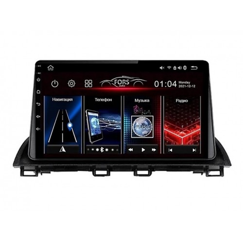 Multimedia samochodowe FORS.auto M100 Mazda 3/Axela (9 inch, UV black) 2014-2019