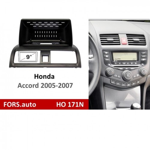 Перехідна рамка FORS.auto HO 171N для Honda Accord (9 inch, dark grey) 2005-2007