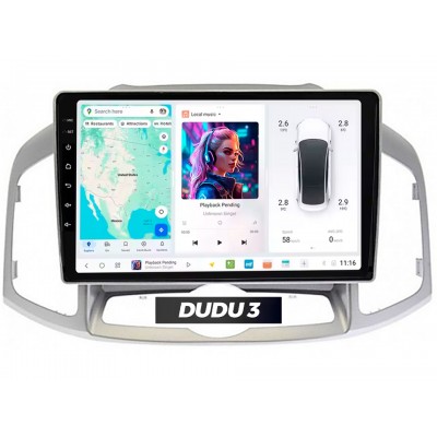 Radio Android DUDU 3 do Chevrolet Captiva 2011-2017 4/64 | CarPlay Bluetooth GPS