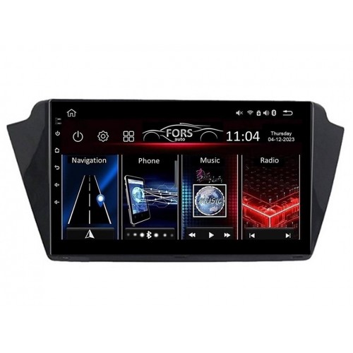 Radio Android FORS.auto FS 1 LITE  Skoda Fabia (1+32Gb, 9") 2016-2018