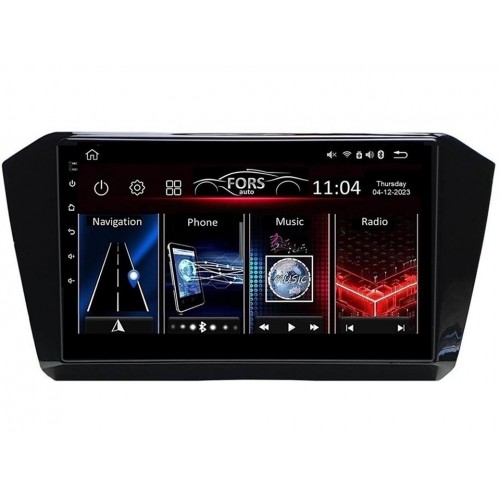 Radio Android FORS.auto FS 1 LITE  Volkswagen Passat B8 (1+32Gb, 10") 2014-2019