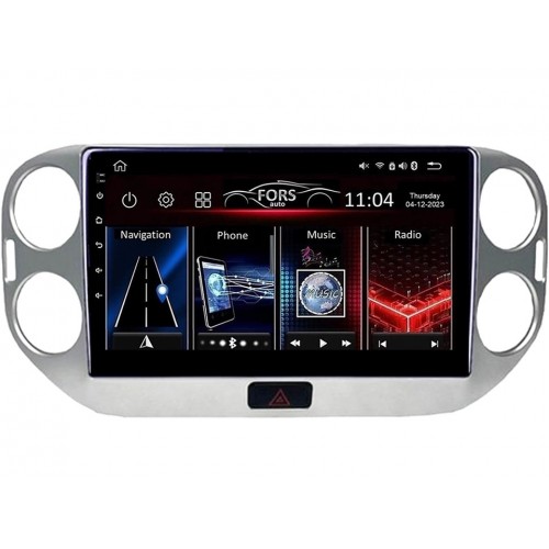 Radio Android FORS.auto FS 1 LITE  Volkswagen Tiguan (1+32Gb, 9") 2010-2015