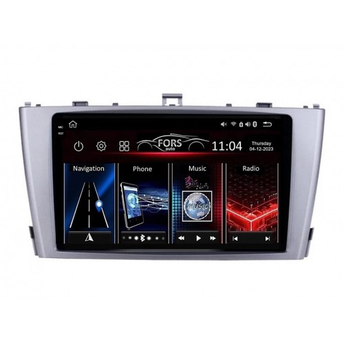 Radio Android FORS.auto FS 2 ULTRA  Toyota Avensis (2+32Gb, 9") 2011-2015