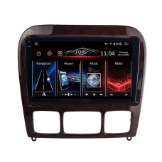 Radio Android FORS.auto FS 2 ULTRA  Mercedes-Benz S-Class W220-коричневый (2+32Gb, 9") 1998-2005