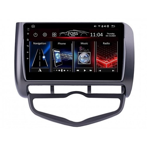 Radio Android FORS.auto FS 1 LITE  Honda Jazz/City (1+32Gb, 9", LHD, Auto AC) 2002-2007