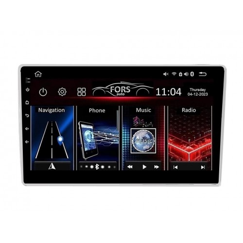 Radio Android FORS.auto FS 1 LITE  Volkswagen Passat B5/B6 (1+32Gb, 9", silver) 2004-2010