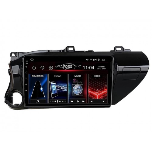 Radio Android FORS.auto FS 1 LITE  Toyota Revo/Hilux (1+32Gb, 10") 2016-2019