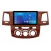 Radio Android FORS.auto FS 1 LITE  Toyota Fortuner/Vigo/Hilux (1+32Gb, 9", Manual AC, wooden) 2007-2014