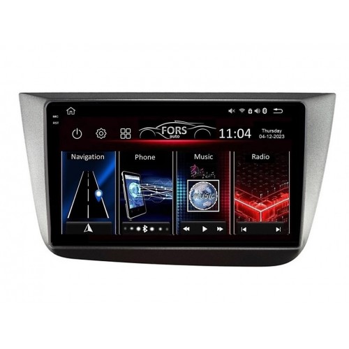 Radio Android FORS.auto FS 2 ULTRA  Seat Altea (2+32Gb, 9") 2004-2015