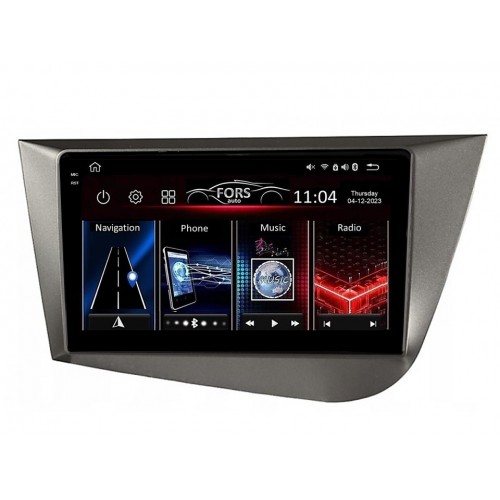 Radio Android FORS.auto FS 2 PRO  Seat Leon (2+32Gb, 9") 2005-2012