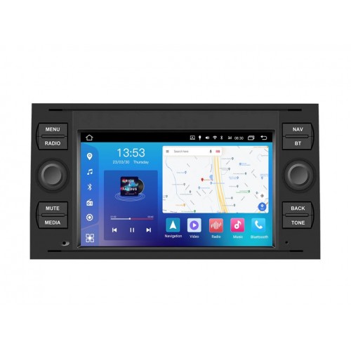 Uniwersalne Radio samochodowe FORS.auto FS 2 PRO  Ford Focus/Mondeo/S-Max/C-Max/Kuga/Fiesta/Fusion (2+32Gb, 7", black) 2005-2011