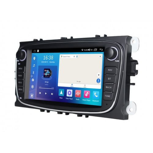 Uniwersalne Radio samochodowe FORS.auto FS 2 PRO Ford Focus/Mondeo/S-Max/C-Max/Kuga/Fiesta/Fusion (2+32Gb, 7", black) 2007-2011