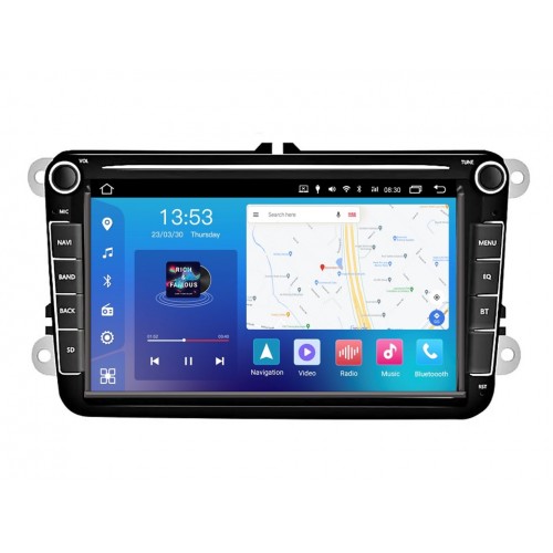 Uniwersalne Radio android FORS.auto do Volkswagena 2 PRO (8", 2+32Gb, CarPlay)