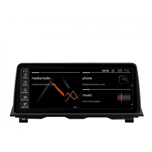 Premium Radio Android FORS.auto BMW 5 F10 NBT (4+32Gb, 12.3") 2013-2016