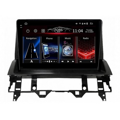 Radio Android FORS.auto FS 4 PRO  Mazda 6 (4+64Gb, 9") 2002-2008