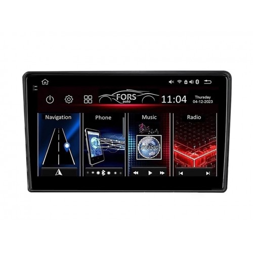 Radio Android FORS.auto FS 4 PRO  Hyundai Azera/TG/AV (4+64Gb, 9") 2006-2011