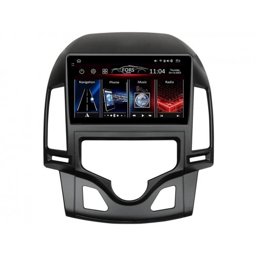 Radio Android FORS.auto FS 4 PRO  Hyundai I30 (4+64Gb, 9", Auto AC) 2008-2011