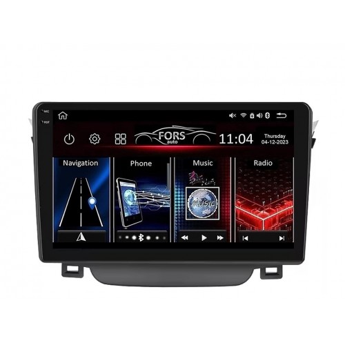 Radio Android FORS.auto FS 6 MAX  Hyundai I30 (6+128Gb, 9") 2011-2017