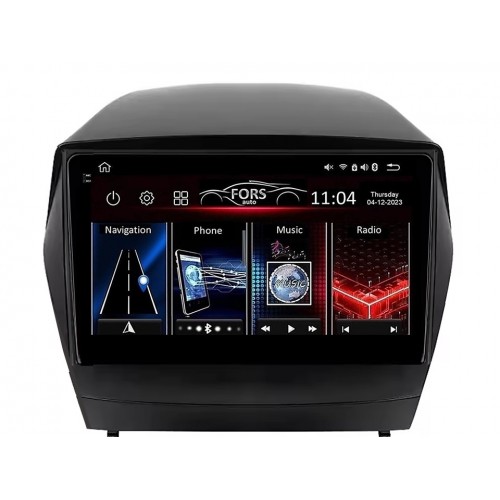 Radio Android FORS.auto FS 4 PRO  Hyundai IX35 (4+64Gb, 9") 2010-2015