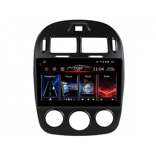 Radio Android FORS.auto FS 6 MAX  Kia Cerato (6+128Gb, 10", Manual AC) 2017-2019