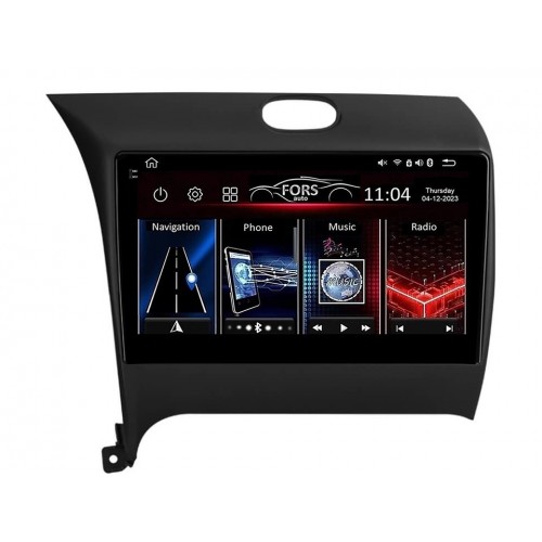 Radio Android FORS.auto FS 4 PRO  Kia Cerato/K3 (4+64Gb, 9") 2012-2018
