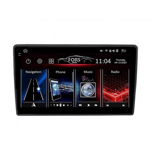 Radio Android FORS.auto FS 6 MAX  Kia Optima (6+128Gb, 9") 2002-2005