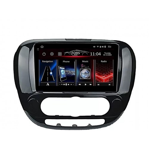 Radio Android FORS.auto FS 4 PRO  Kia Soul (4+64Gb, 9", Auto AC) 2014-2016