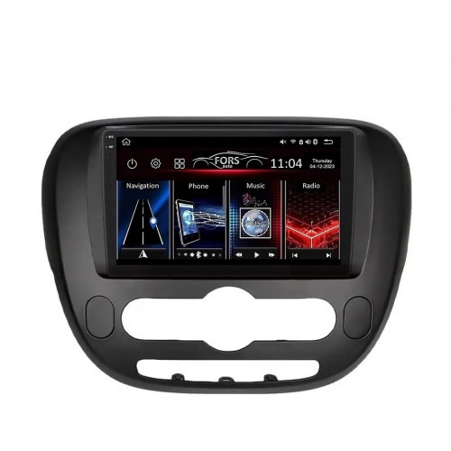 Radio Android FORS.auto FS 6 MAX  Kia Soul (6+128Gb, 9") 2013-2019