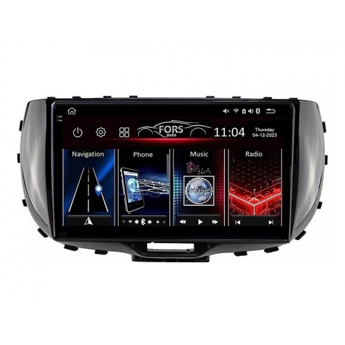Radio Android FORS.auto FS 4 PRO  Kia Soul (4+64Gb, 9") 2019-2022