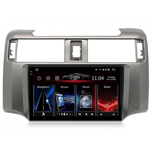 Radio Android FORS.auto FS 4 PRO  Toyota 4 Runner (4+64Gb, 9") 2009-2015