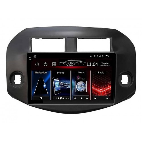 Radio Android FORS.auto FS 6 MAX  Toyota RAV4 (6+128Gb, 10") 2006-2013