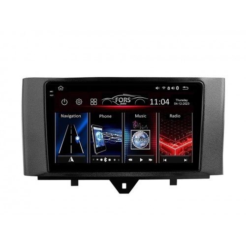 Radio Android FORS.auto FS 6 MAX  Smart Fortwo (6+128Gb, 9") 2011-2015