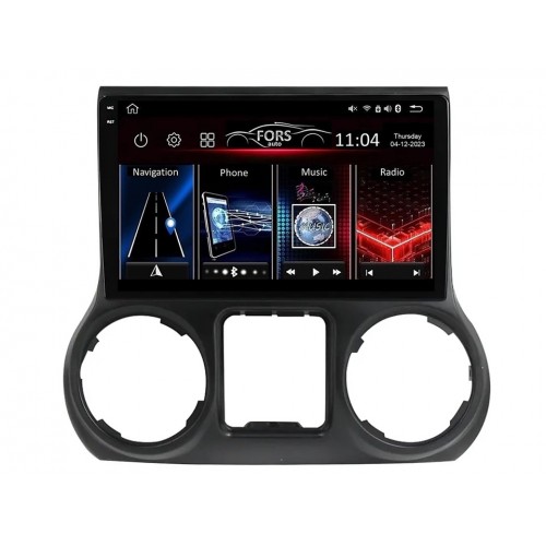 Radio Android FORS.auto FS 4 PRO  Jeep Wrangler (4+64Gb, 10") 2011-2016