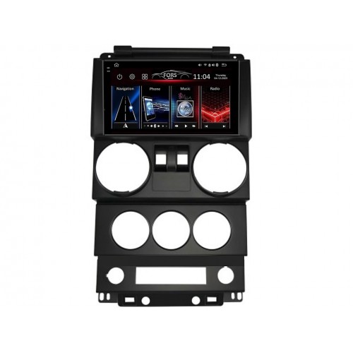 Radio Android FORS.auto FS 4 PRO  Jeep Wrangler Rubicon (4+64Gb, 9", 2 doors) 2008-2010
