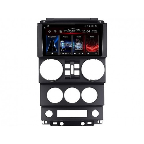 Radio Android FORS.auto FS 4 PRO  Jeep Wrangler Rubicon (4+64Gb, 9", 4 doors) 2008-2010