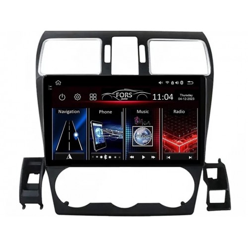 Radio Android FORS.auto FS 4 MAX  Subaru Impreza/Forester (4+32Gb, 9") 2012-2015