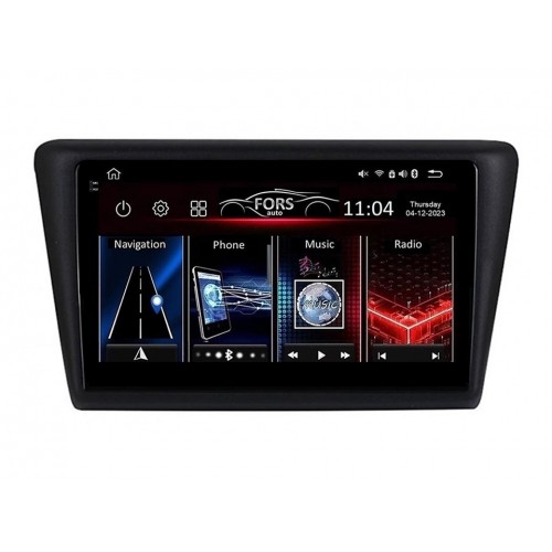 Radio Android FORS.auto FS 4 MAX  Skoda Rapid (4+32Gb, 9") 2013-2017