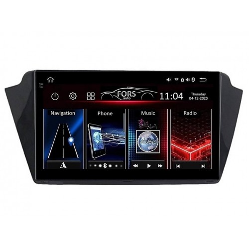 Radio Android FORS.auto FS 4 PRO  Skoda Kodiaq (4+64Gb, 9") 2016-2018