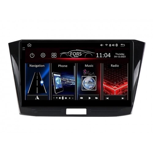 Radio Android FORS.auto FS 4 PRO  Volkswagen Passat (4+64Gb, 10") 2011-2015
