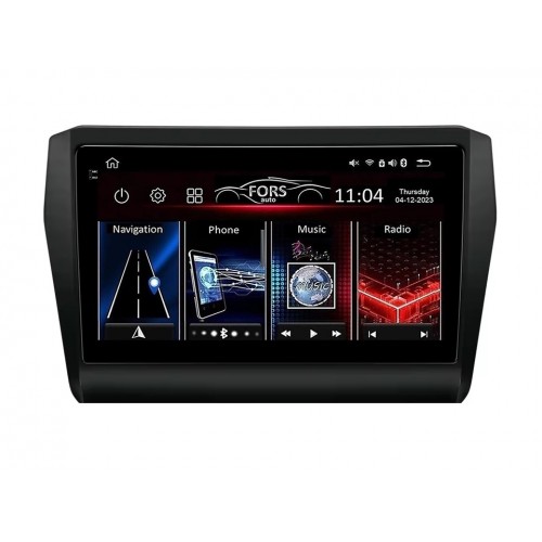 Radio Android FORS.auto FS 6 MAX  Suzuki Swift (6+128Gb, 10") 2016-2020
