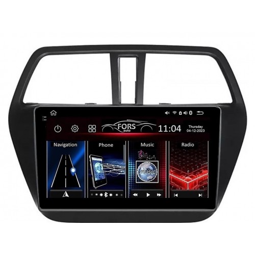 Radio Android FORS.auto FS 4 PRO  Suzuki SX4/S-Cross (4+64Gb, 9") 2014-2017