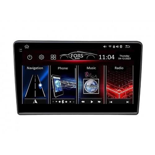 Radio Android FORS.auto FS 4 PRO  Renault Duster (4+64Gb, 9") 2014-2017