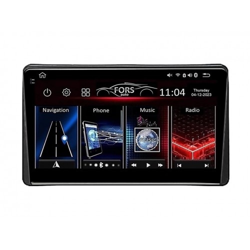 Radio Android FORS.auto FS 4 PRO  Renault Duster (4+64Gb, 10") 2018-2020