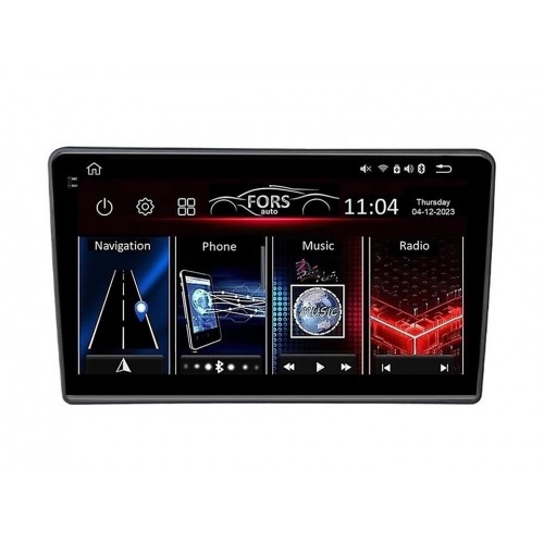 Radio Android FORS.auto FS 4 PRO  Renault Duster 2010+/Logan, Captur, Symbol 2013+/ Sandero 2012+ (4+64Gb, 9")