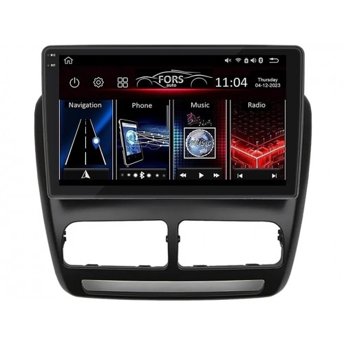 Radio Android FORS.auto FS 4 PRO  Fiat Doblo 263 (4+64Gb, 10") 2009-2015