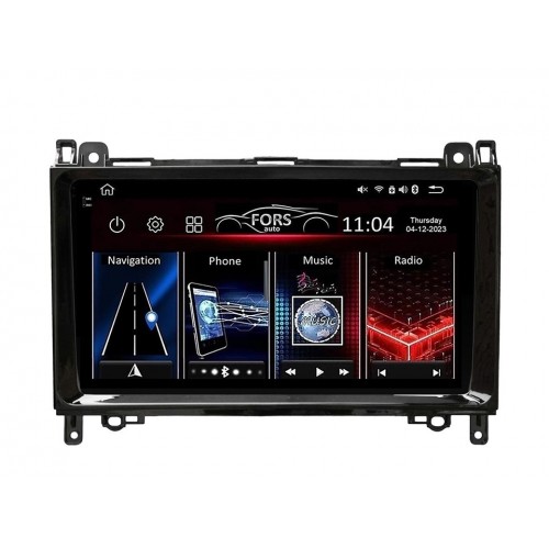 Radio Android FORS.auto FS 2 ULTRA  Mercedes-Benz A-Class (W169) 2004-2012/B-Class (W245) 2005-2011/Vito (W639)/Viano (W639) 2006-2014/Sprinter (W906) 2006+ (2+32Gb, 9")