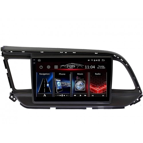 Radio Android FORS.auto FS 4 PRO  Hyundai Elantra (4+64Gb, 9") 2019+