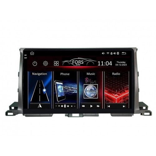 Radio Android FORS.auto FS 2 PRO  Toyota Highlander (2+32Gb, 10") 2015-2020